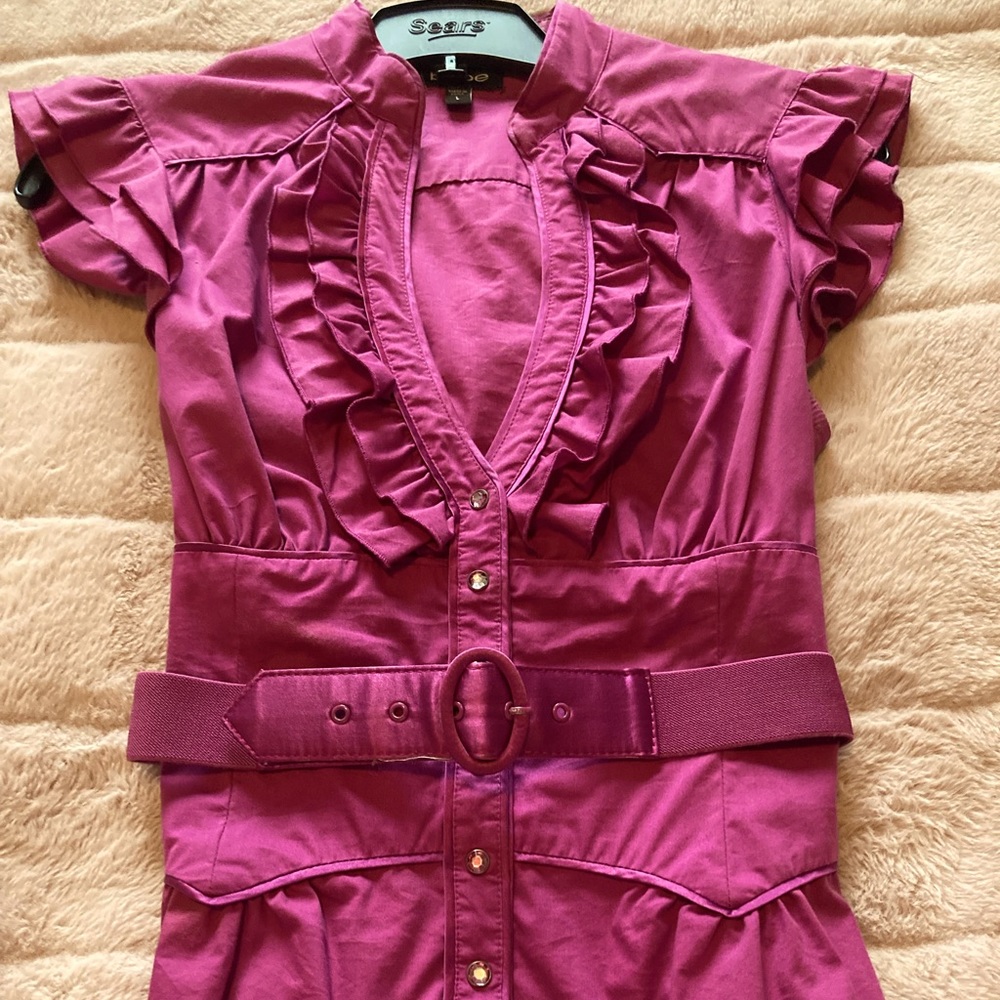 bebe blouse - Raspberry, size L - Picture 2 of 4